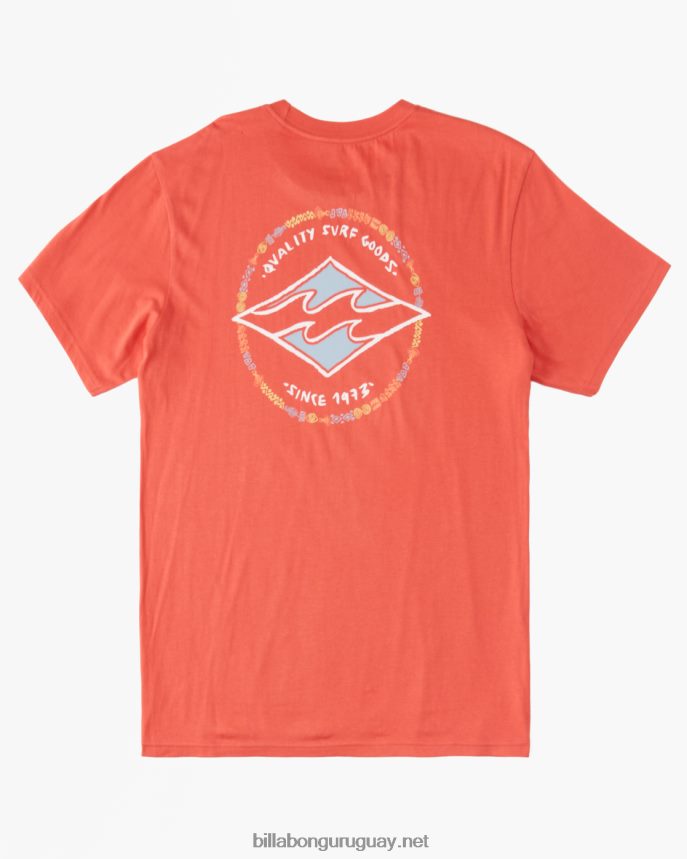 (2-7) camiseta diamante rotor Niños coral oscuro DR68441037 Billabong