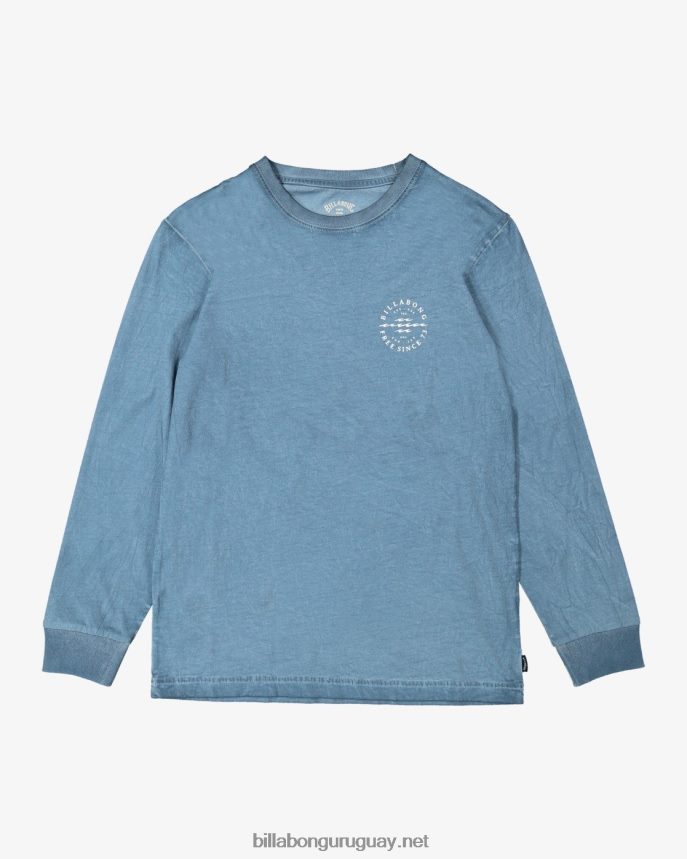 gran ola dan camiseta de manga larga Niños humo azul DR68441102 Billabong