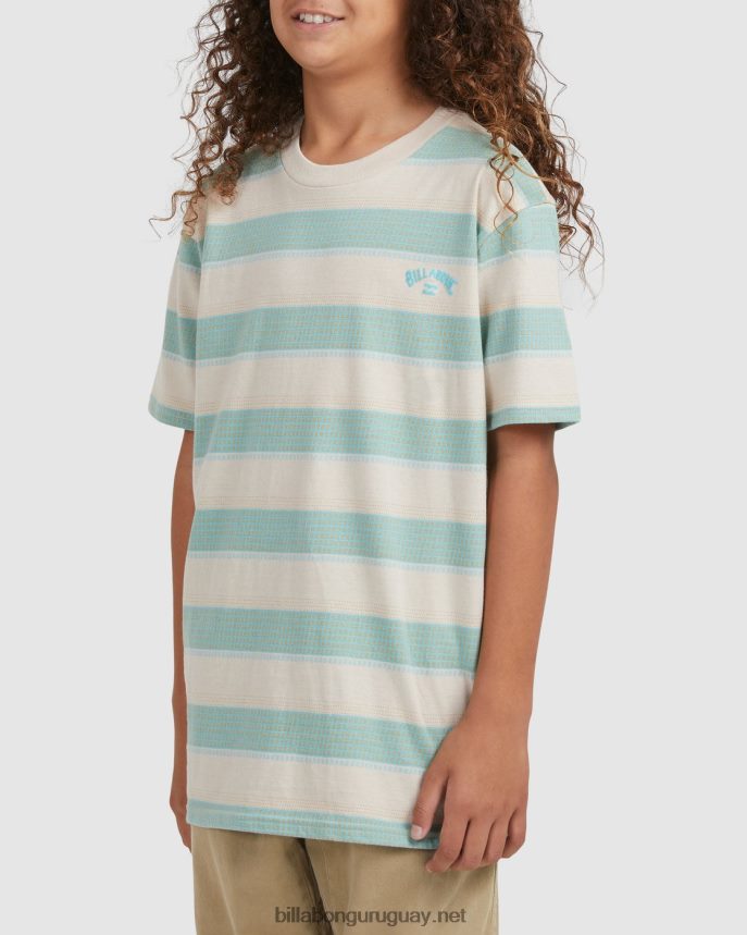 playera de manga corta con rayas de Héctor Niños chino DR68441065 Billabong