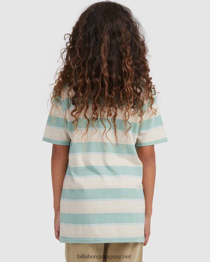 playera de manga corta con rayas de Héctor Niños chino DR68441065 Billabong