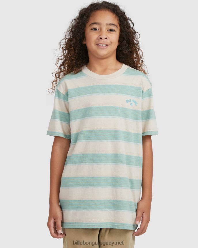 playera de manga corta con rayas de Héctor Niños chino DR68441065 Billabong