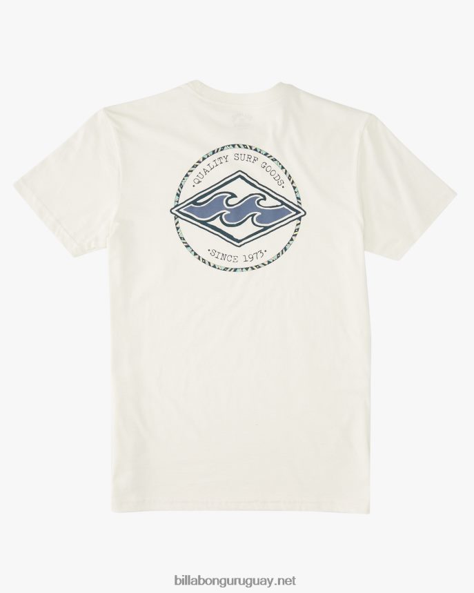 playera de manga corta de diamante del rotor Niños blanquecino DR6844929 Billabong