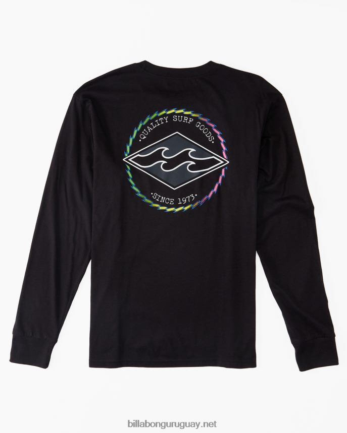 playera manga larga diamante rotor Niños negro DR68441099 Billabong