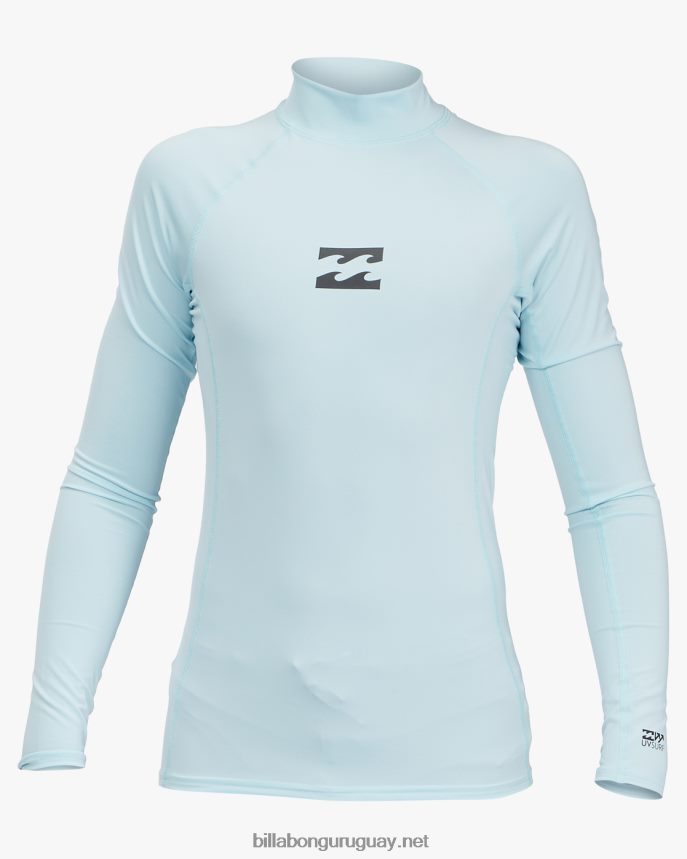 Rashguard de manga larga con ajuste de rendimiento de olas para todo el día 2-7 Niños costero DR6844943 Billabong