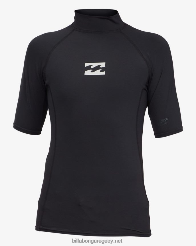 chaleco anti sarpullido de ajuste de rendimiento de ondas para todo el día Niños negro DR6844964 Billabong