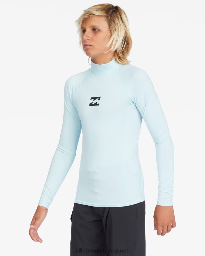 rashguard de manga larga con ajuste de rendimiento de ondas para todo el día Niños costero DR6844963 Billabong
