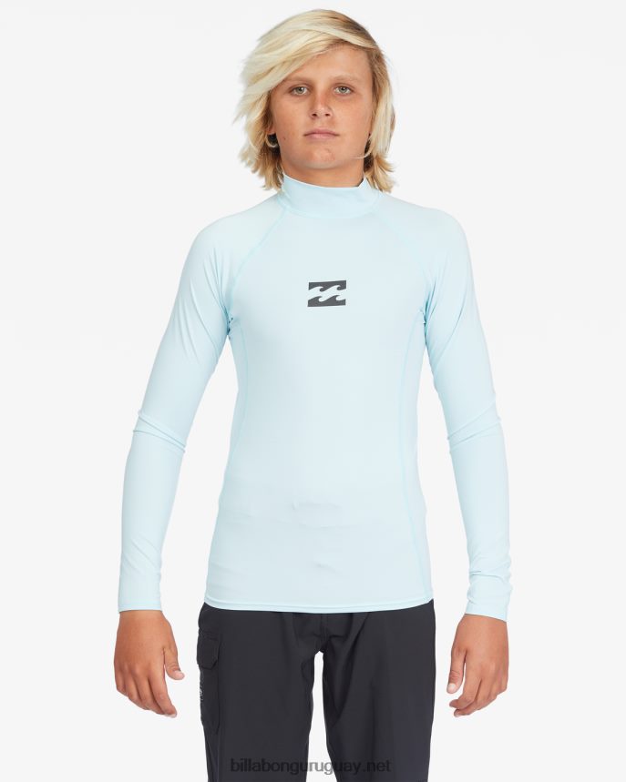 rashguard de manga larga con ajuste de rendimiento de ondas para todo el día Niños costero DR6844963 Billabong