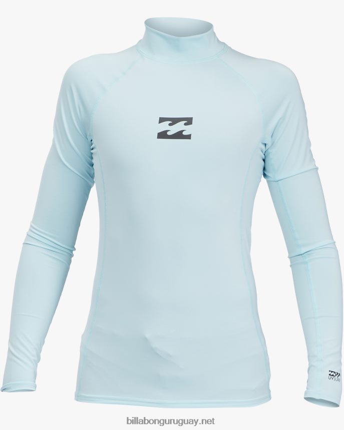 rashguard de manga larga con ajuste de rendimiento de ondas para todo el día Niños costero DR6844963 Billabong