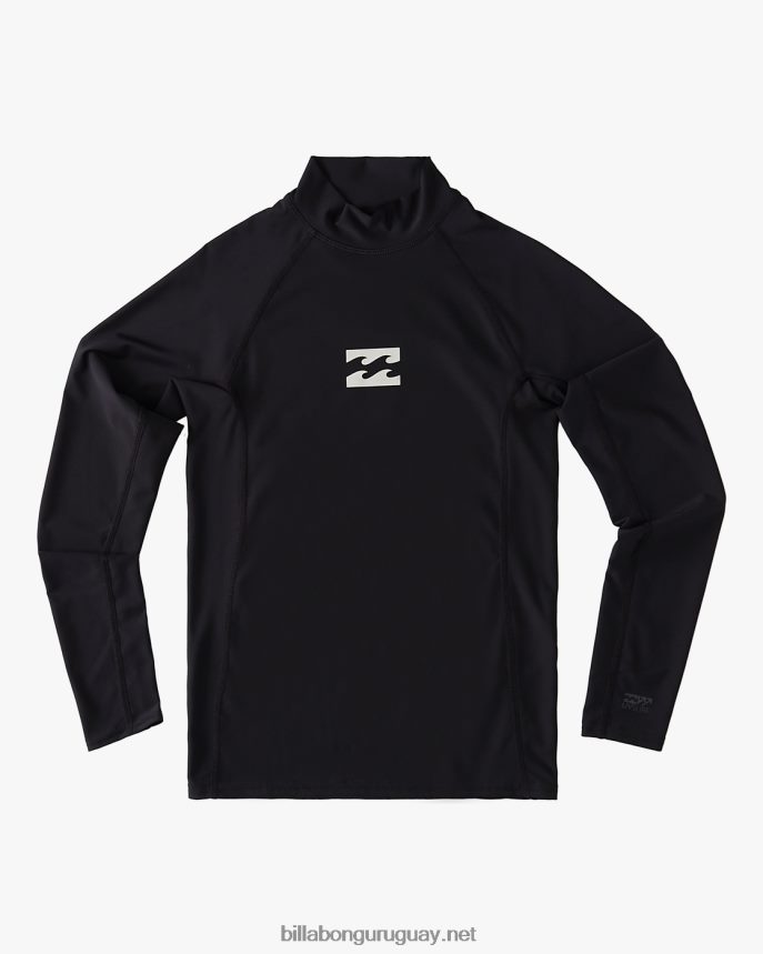 rashguard de manga larga con ajuste de rendimiento de ondas para todo el día Niños negro DR6844962 Billabong