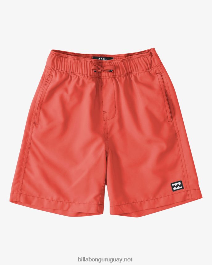2-7 shorts de playa de 13'' para todo el día Niños coral DR684425 Billabong