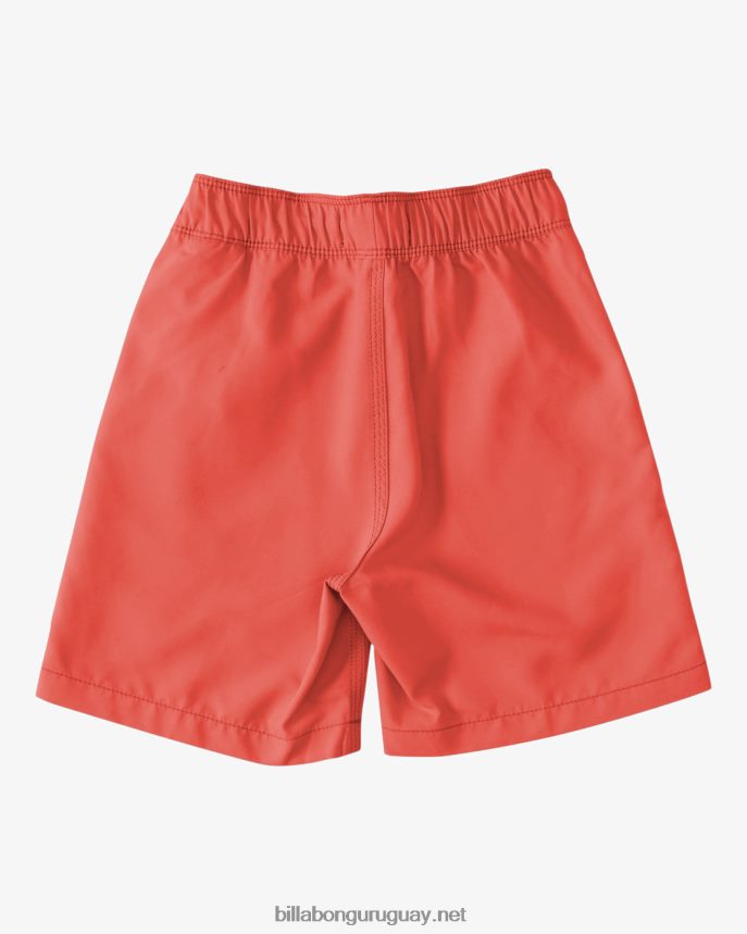 2-7 shorts de playa de 13\'\' para todo el día Niños coral DR684425 Billabong