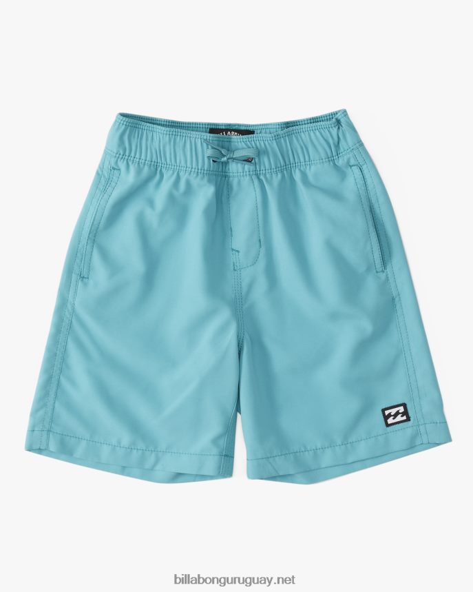 2-7 shorts de playa de 13'' para todo el día Niños menta oscura DR684461 Billabong