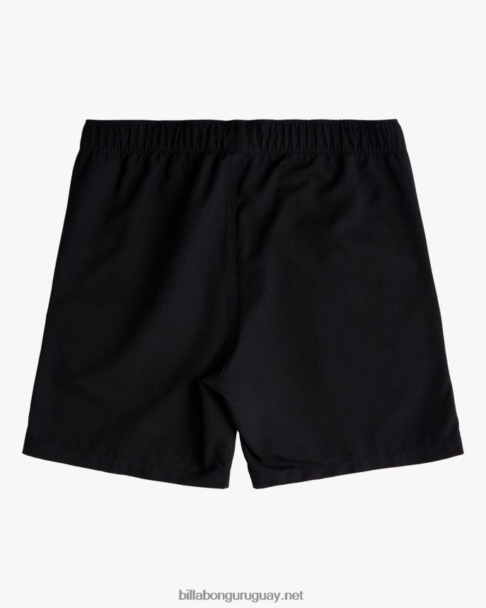 2-7 shorts de playa de 13\'\' para todo el día Niños negro DR684496 Billabong