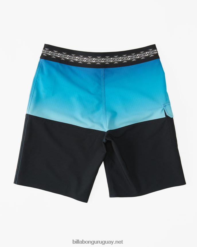 Bañador de 17\'\' de rendimiento profesional 550 Niños azul neón DR68441004 Billabong