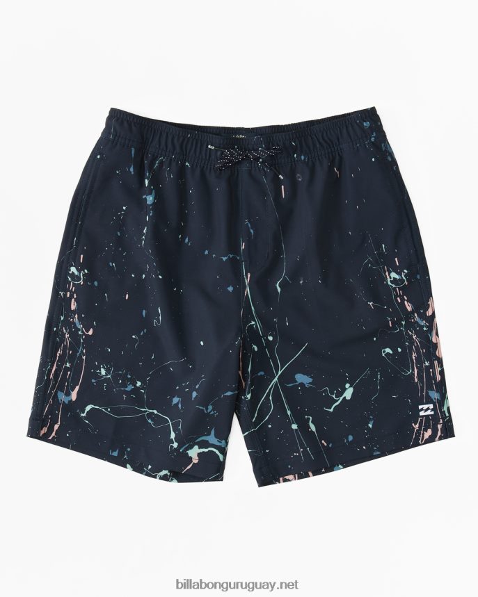 shorts de playa Sundays Layback de 16'' Niños Armada DR6844197 Billabong