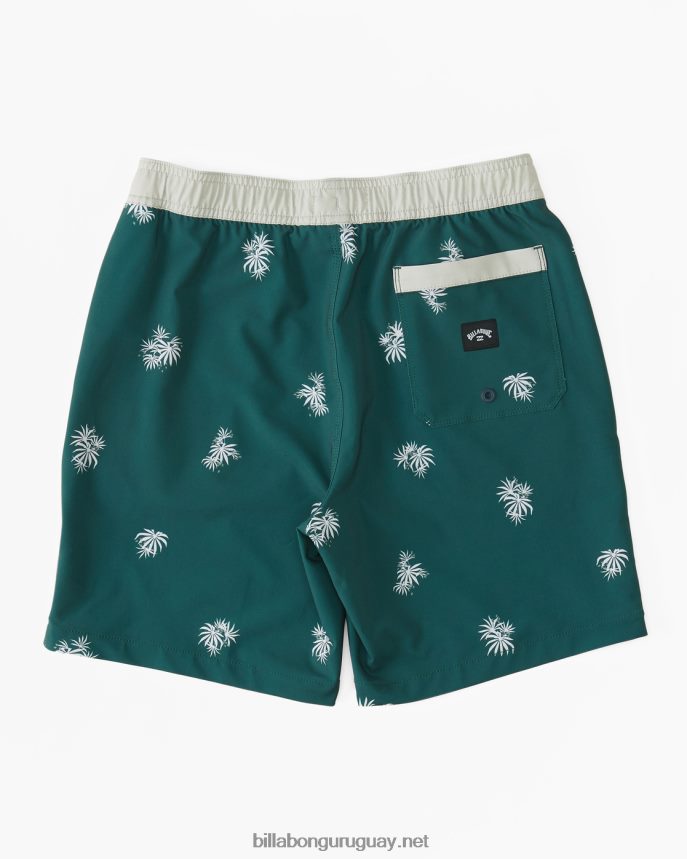 shorts de playa Sundays Layback de 16\'\' Niños bosque DR6844162 Billabong