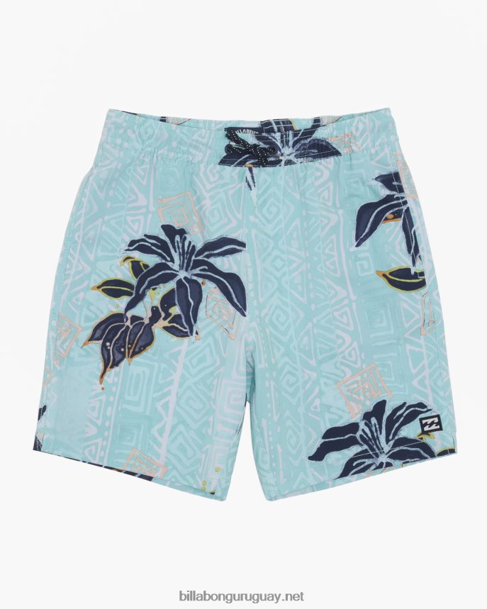 shorts de playa Sundays Layback de 16'' Niños espuma DR684450 Billabong