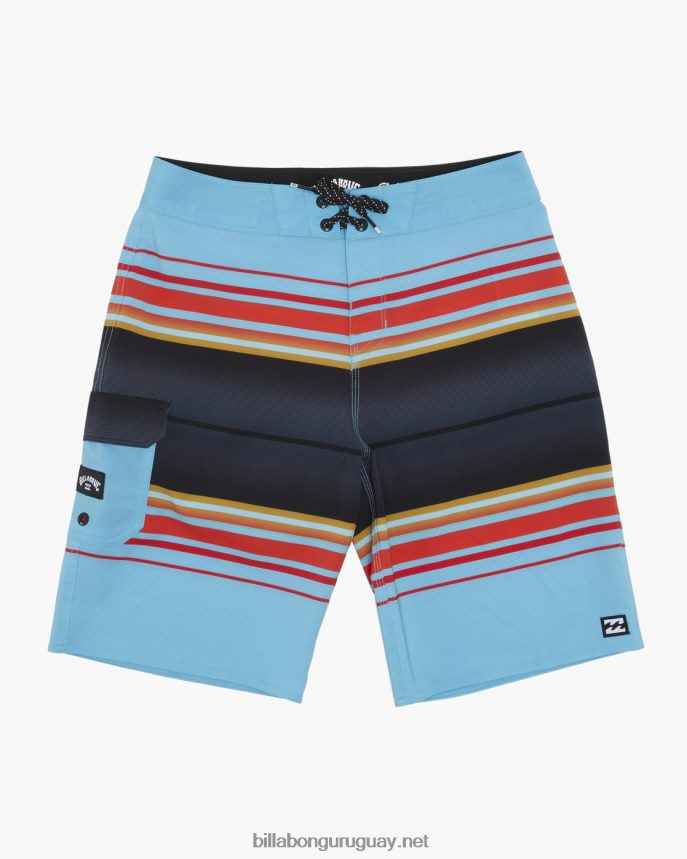 shorts de playa de 16'' de rendimiento profesional con rayas para todo el día Niños costero DR6844931 Billabong