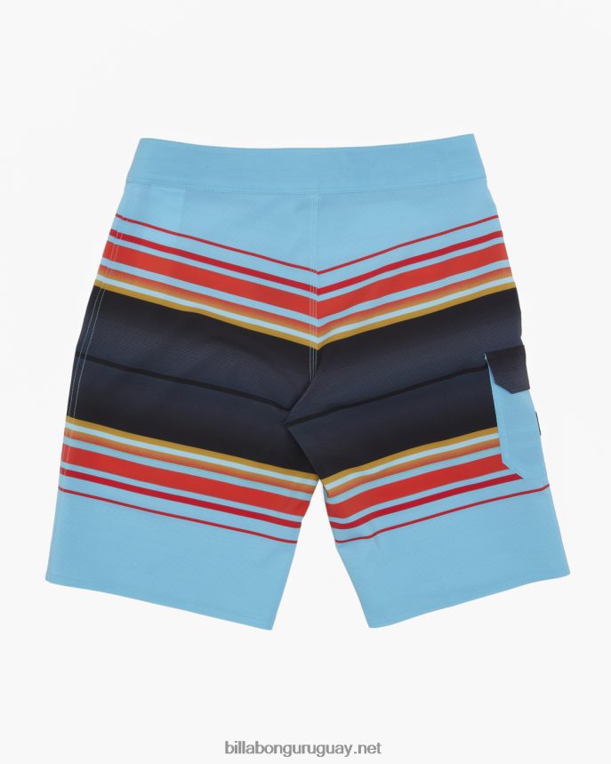 shorts de playa de 16\'\' de rendimiento profesional con rayas para todo el día Niños costero DR6844931 Billabong