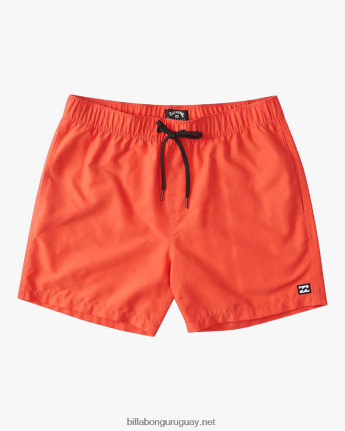 shorts de playa para todo el día 16'' Niños al rojo vivo DR68441068 Billabong