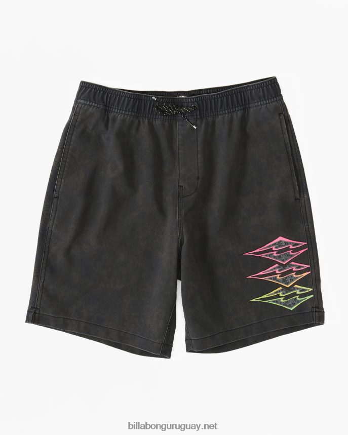 shorts de playa riot layback 16'' Niños negro DR6844177 Billabong