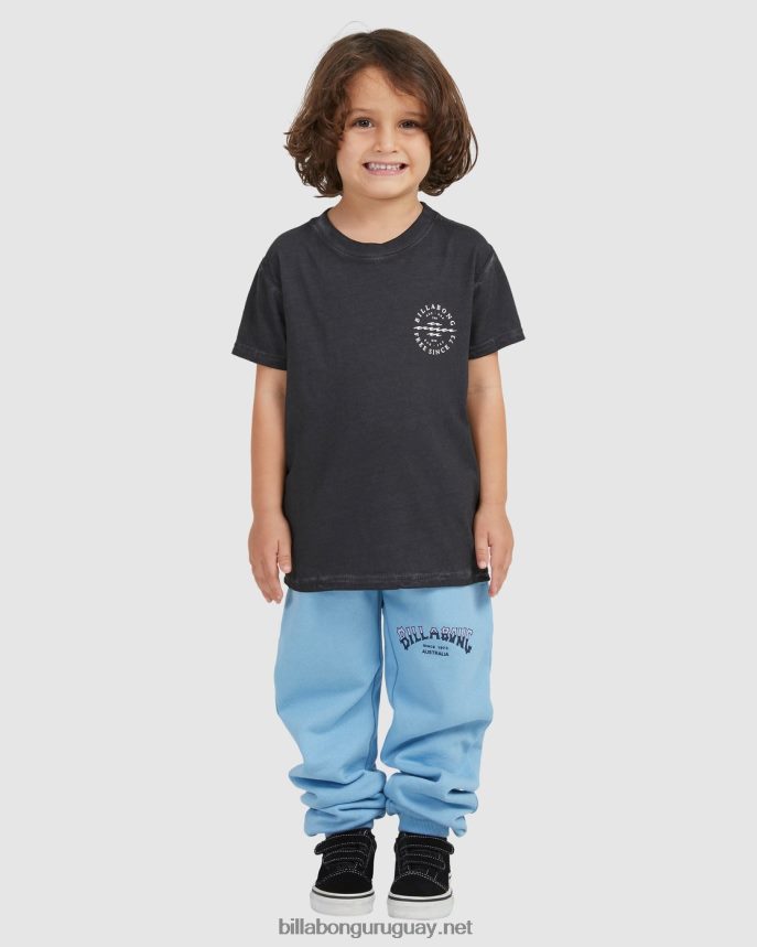 (2-7) pantalones de chándal Core Arch Track Niños azul polvoriento DR68441090 Billabong