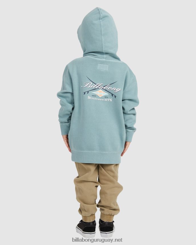 (2-7) bong días pop sudadera con capucha Niños luz marina DR68441066 Billabong