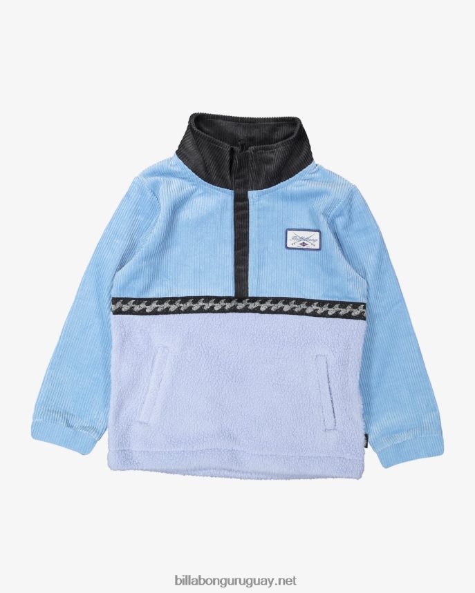 (2-7) suéter con media cremallera de vaca espacial Niños azul polvoriento DR68441103 Billabong