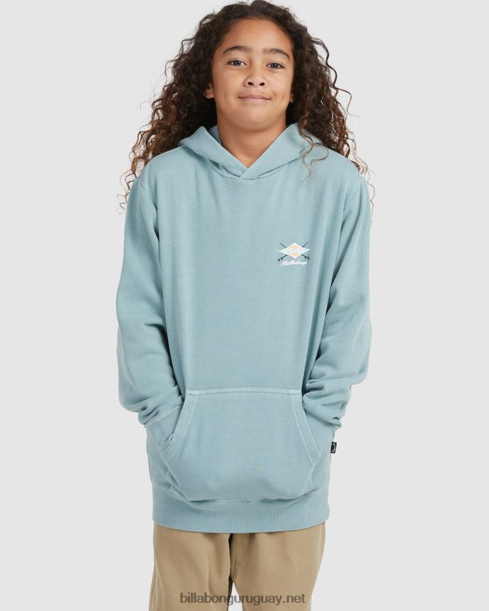 bong días pop sudadera con capucha Niños luz marina DR68441096 Billabong