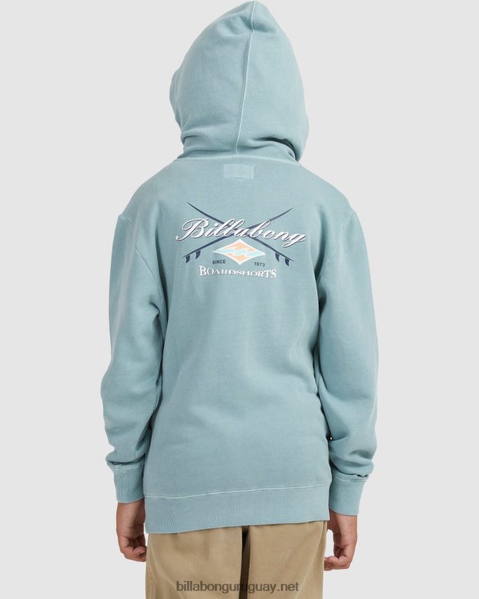 bong días pop sudadera con capucha Niños luz marina DR68441096 Billabong