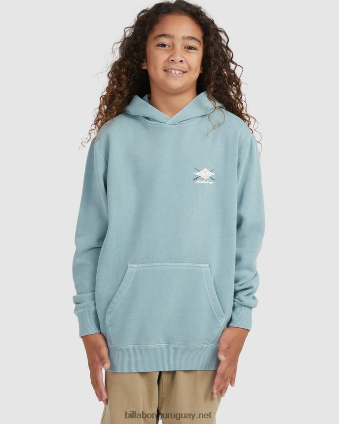 bong días pop sudadera con capucha Niños luz marina DR68441096 Billabong