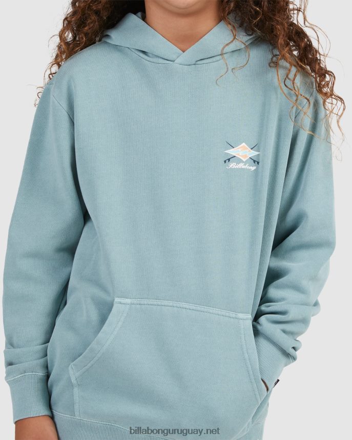 bong días pop sudadera con capucha Niños luz marina DR68441096 Billabong