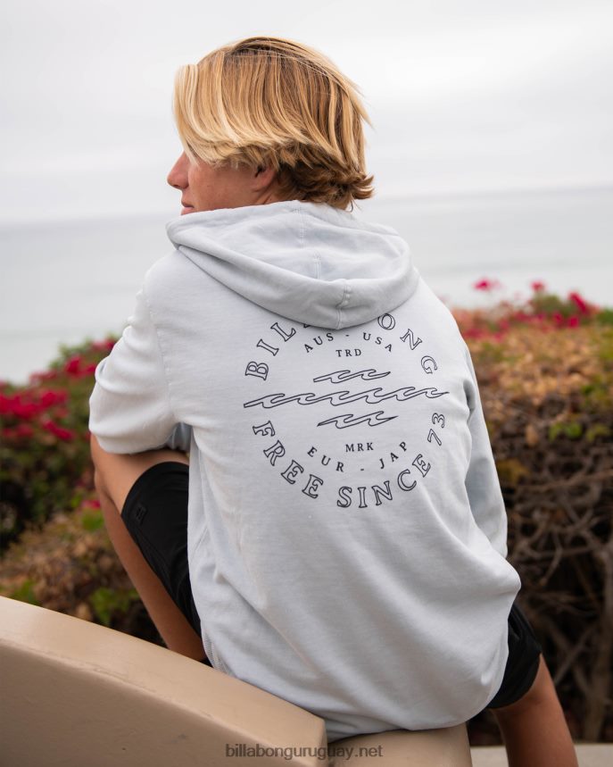 gran ola dan sudadera con capucha Niños humo azul DR68441133 Billabong