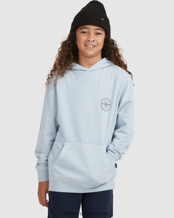 gran ola dan sudadera con capucha Niños humo azul DR68441133 Billabong