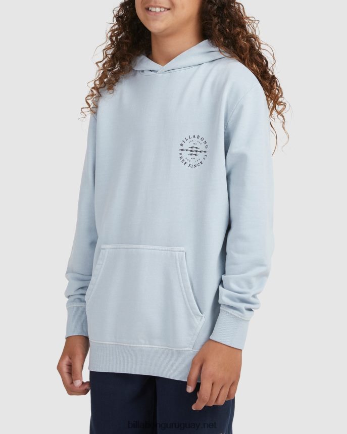 gran ola dan sudadera con capucha Niños humo azul DR68441133 Billabong