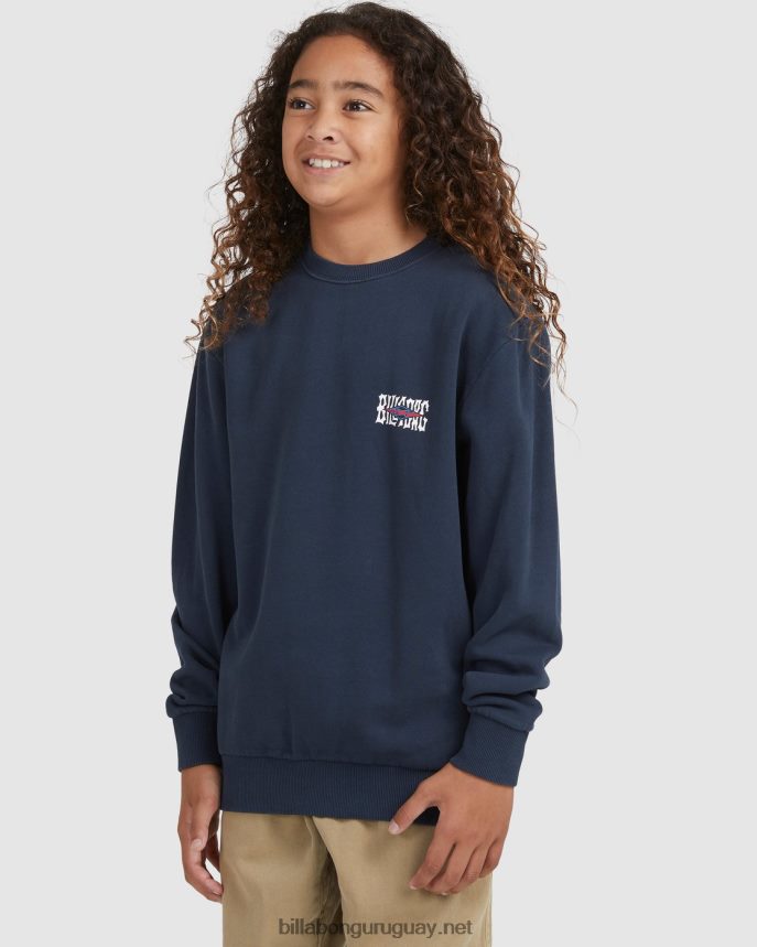 sudadera con cuello redondo y rombos en la sombra Niños Armada DR68441117 Billabong