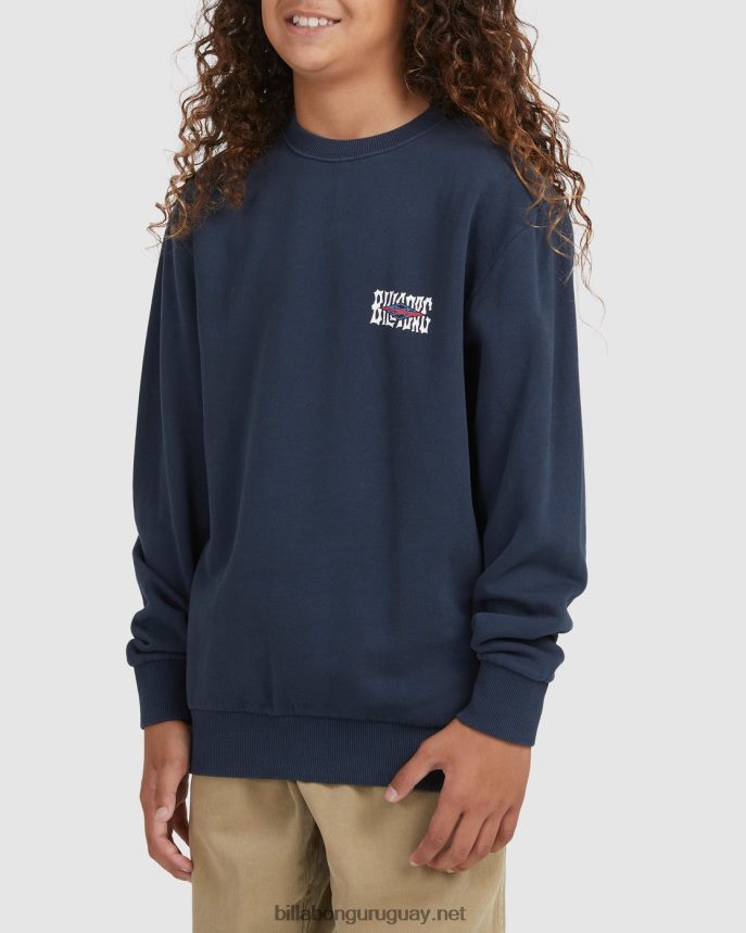 sudadera con cuello redondo y rombos en la sombra Niños Armada DR68441117 Billabong