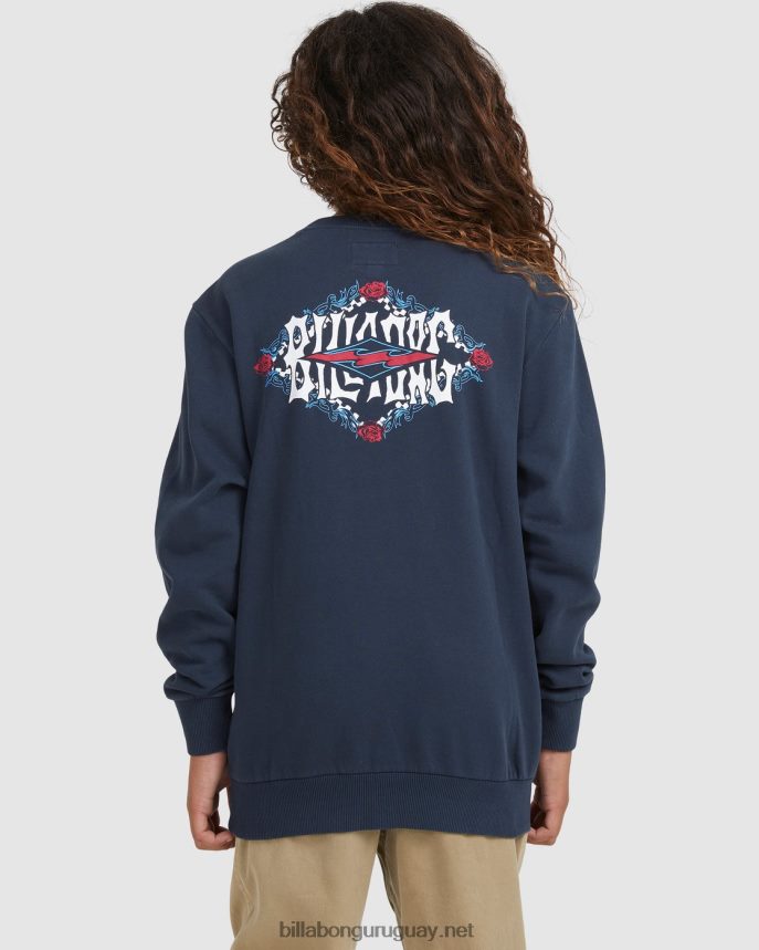 sudadera con cuello redondo y rombos en la sombra Niños Armada DR68441117 Billabong