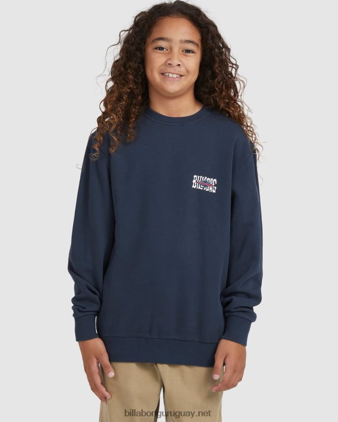 sudadera con cuello redondo y rombos en la sombra Niños Armada DR68441117 Billabong
