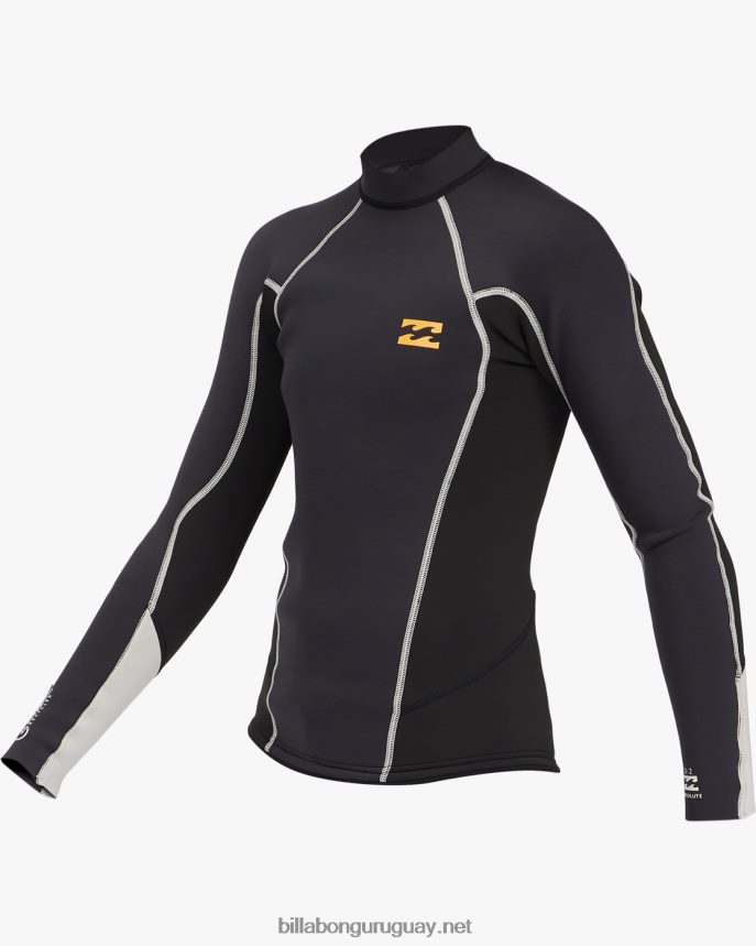 Chaqueta de neopreno de manga larga absoluta de 2 mm Niños Roca Negra DR6844991 Billabong