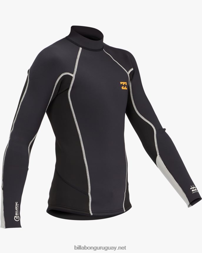 Chaqueta de neopreno de manga larga absoluta de 2 mm Niños Roca Negra DR6844991 Billabong