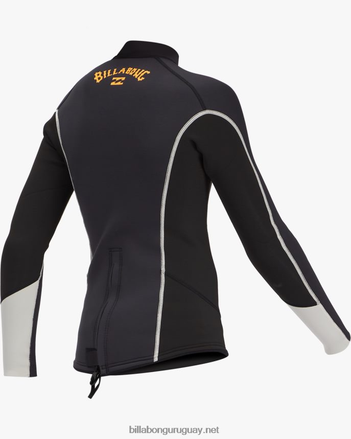 Chaqueta de neopreno de manga larga absoluta de 2 mm Niños Roca Negra DR6844991 Billabong