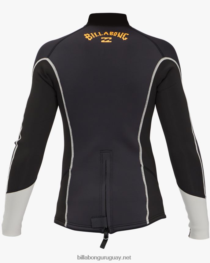 Chaqueta de neopreno de manga larga absoluta de 2 mm Niños Roca Negra DR6844991 Billabong