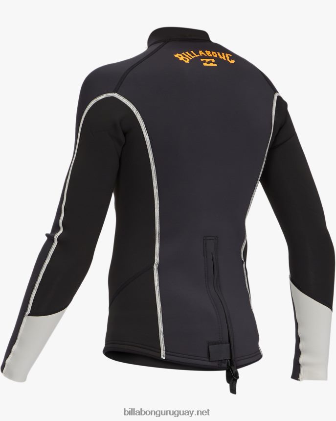 Chaqueta de neopreno de manga larga absoluta de 2 mm Niños Roca Negra DR6844991 Billabong