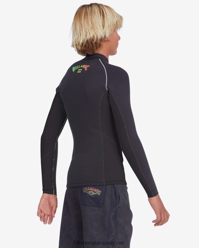 Chaqueta de neopreno intercambiable de 2/2 mm Niños verde neón DR6844975 Billabong