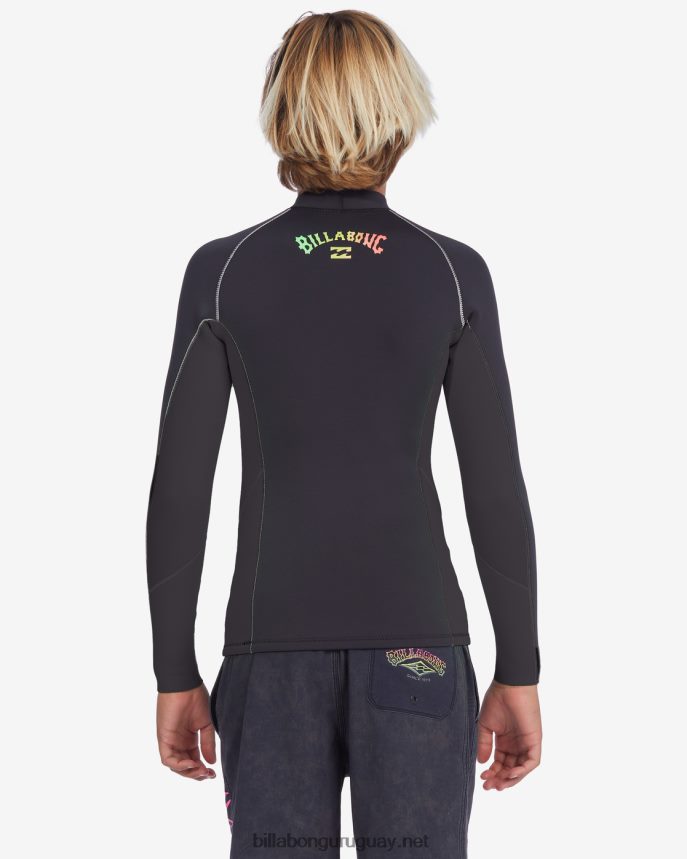 Chaqueta de neopreno intercambiable de 2/2 mm Niños verde neón DR6844975 Billabong