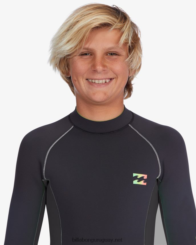 Chaqueta de neopreno intercambiable de 2/2 mm Niños verde neón DR6844975 Billabong