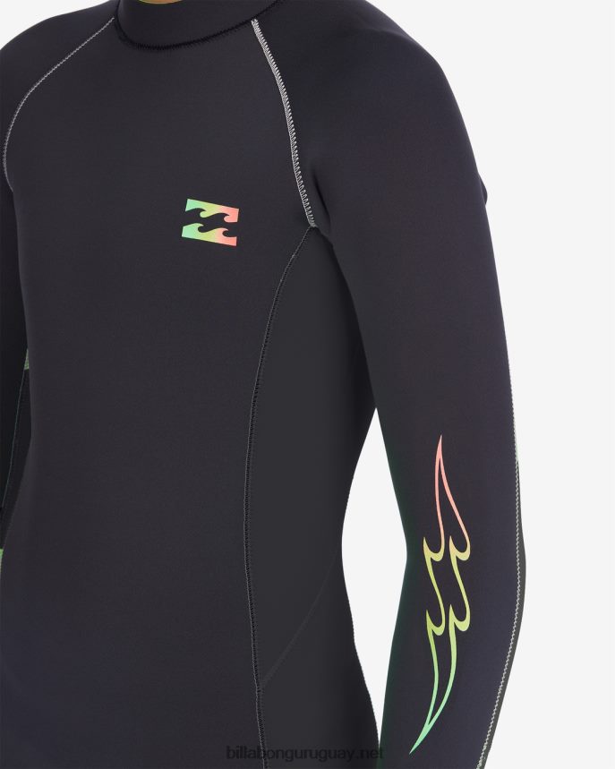 Chaqueta de neopreno intercambiable de 2/2 mm Niños verde neón DR6844975 Billabong