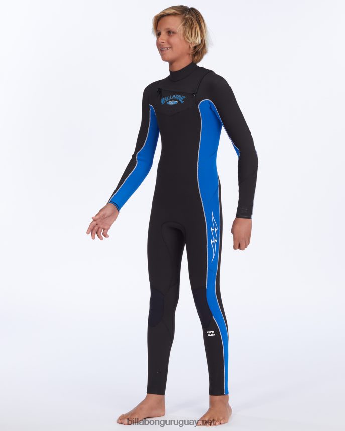Traje de neopreno completo 3/2 con cremallera absoluta en el pecho Niños puerto DR68441125 Billabong