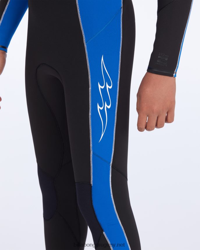Traje de neopreno completo 3/2 con cremallera absoluta en el pecho Niños puerto DR68441125 Billabong